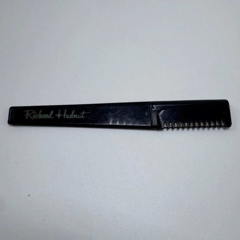 Vintage Richard Hudnut Taperette‎ Black Razor Hair Taper Comb